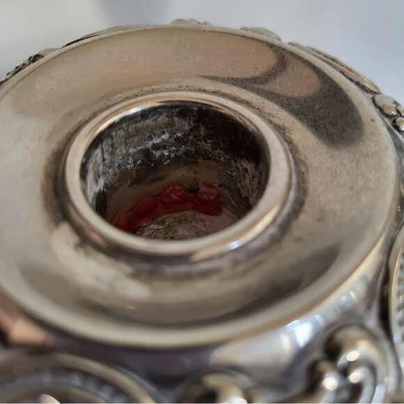 2 Baroque Wallace Silver Plate Antique Victorian Rococo Candlestick Holders 9x4 - Picture 10 of 15